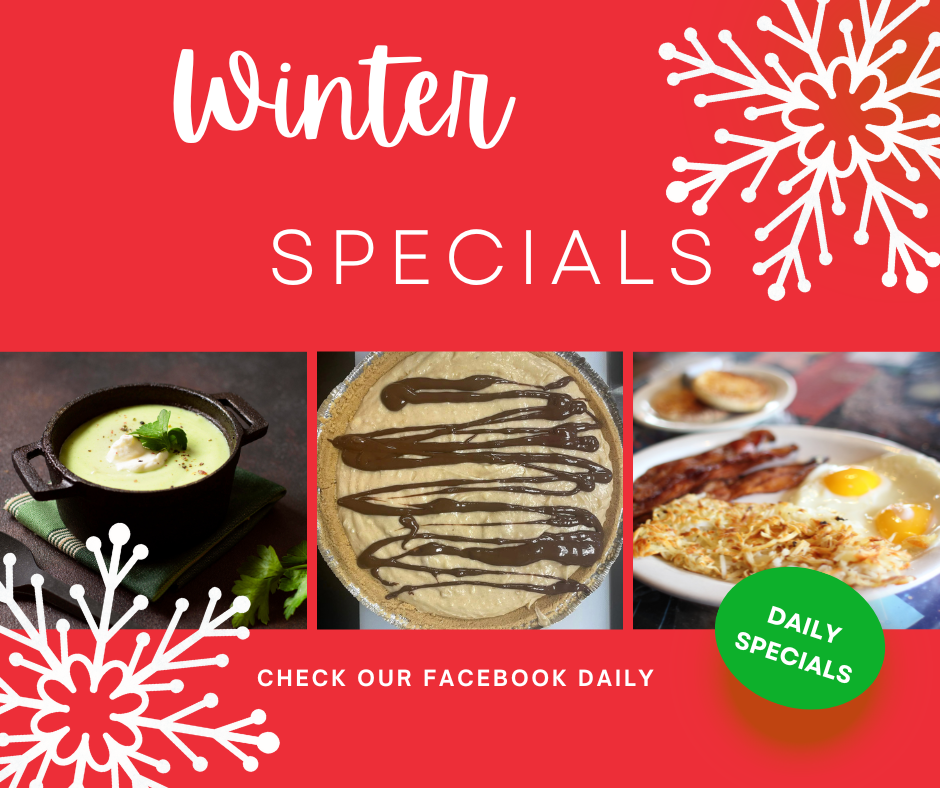 Winter Specials at Jamie's Place in Holden, MO