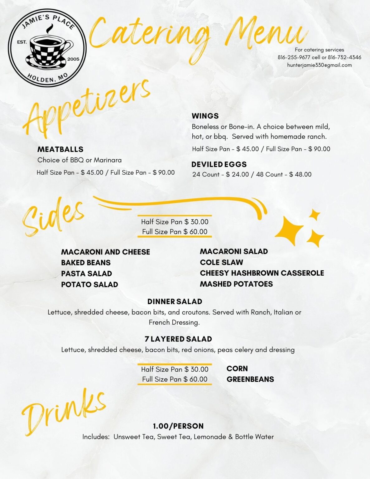 Jamie's Place Catering Jamie's Place